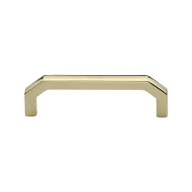 Click Here To Enlarge This Photo Of C3465 101-PB Heritage Brass Hex Angular Pull Polished Brass finish