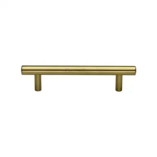 C0364 96-PB M&period;Marcus Heritage Brass Cabinet Pull Modern Design 96mm Polished Brass finish