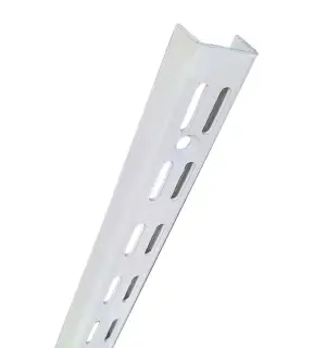 DU1980BC - Prosolve Sapphire White Twin Slot Shelving Upright 1980mm