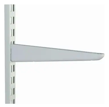 Click Here To Enlarge This Photo Of SDB170BC - Prosolve Sapphire White Twin Slot Shelving Bracket 170mm