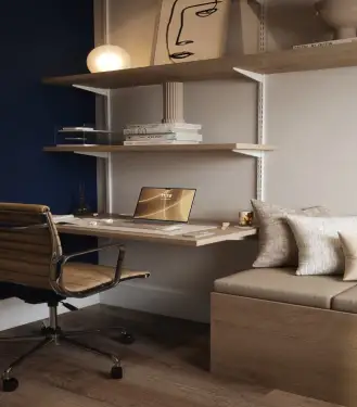Click Here To Enlarge This Photo Of SDB370BC - Prosolve Sapphire White Twin Slot Shelving Bracket 370mm