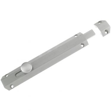 Click Here To Enlarge This Photo Of ZAB100CSC - Zoo Hardware Surface Bolt 202mm Satin Chrome