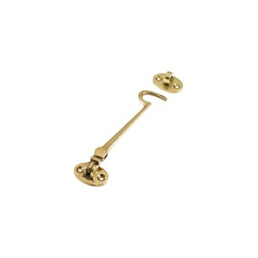 Click Here To Enlarge This Photo Of ZAB62 - Zoo Hardware Cabin Hook (HeavyWeight) 6" Polished Brass