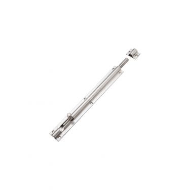 Click Here To Enlarge This Photo Of ZAS01CSS - Zoo Hardware Barrel Bolt 300mm x 40mm (including Keeps and Screws) Satin Stainless Steel