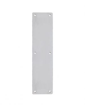 Click Here To Enlarge This Photo Of ZAS32RCSS - Zoo Hardware Finger Plate with Radius Corners (Plain) 75mm x 475mm Satin Stainless Steel