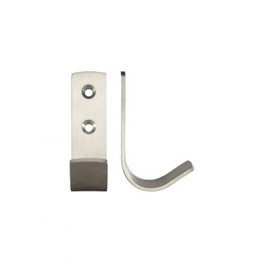 Click Here To Enlarge This Photo Of ZAS72SS - Zoo Hardware Single Coat Hook - Satin Stainless Steel