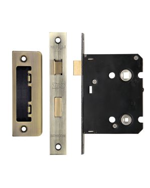 Click Here To Enlarge This Photo Of ZBC76FB - Zoo Hardware Contract Residential Bathroom Lock 76mm (57mm Backset) Florentine Bronze