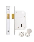 ZCRD73SS - Zoo Hardware 5 Lever Deadlock - 73mm (44mm backset) Chubb Retro Fit 3G110 Satin Stainless Steel