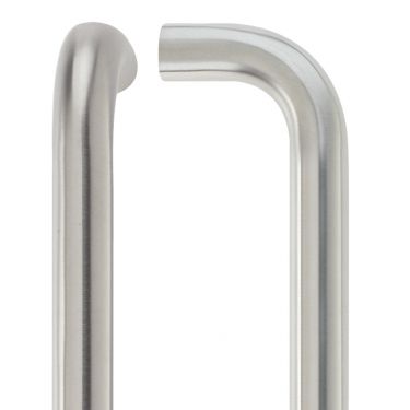 Click Here To Enlarge This Photo Of ZCS2D300CS - Zoo Hardware 300mm x 22mm Bolt Through 'D' Pull Handle (Grade 201) Satin Stainless Steel