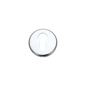 ZCZ001CP Zoo Hardware Stanza Euro Profile Escutcheon (52mm dia) Polished Chrome (Contract Range)
