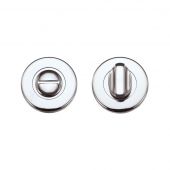 ZCZ004CP Zoo Hardware Stanza Turn and Release (52mm dia) Polished Chrome (Contract Range)
