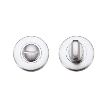 Click Here To Enlarge This Photo Of ZCZ004SC Zoo Hardware Stanza Turn and Release (52mm dia) Satin Chrome (Contract Range)
