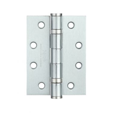 Click Here To Enlarge This Photo Of ZHS43SC - Zoo Hardware Grade 11 CE Fire Rated Ball Bearing Hinges (Square) 102 x 76 x 3mm Satin Chrome