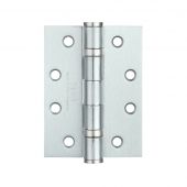 ZHS43SC - Zoo Hardware Grade 11 CE Fire Rated Ball Bearing Hinges (Square) 102 x 76 x 3mm Satin Chrome