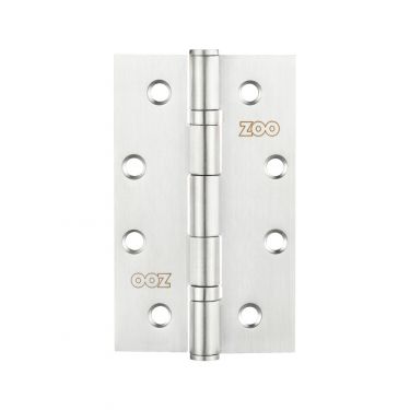 Click Here To Enlarge This Photo Of ZHSS63S - Zoo Hardware Slim Knuckle Bearing Hinges 102 x 63 x 2.5mm Satin Stainless Steel