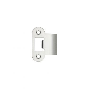 Click Here To Enlarge This Photo Of ZLAP06RSS - Zoo Hardware Spare Extended Tongue Strikes to suit the ZTLKA Tubular Latches (Radius) - Satin Stainless Steel