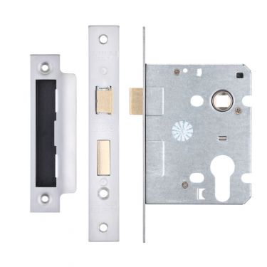 Click Here To Enlarge This Photo Of ZSC76EPSS - Zoo Hardware Euro Profile Sashlock 76mm (57mm Backset) Satin Stainless Steel