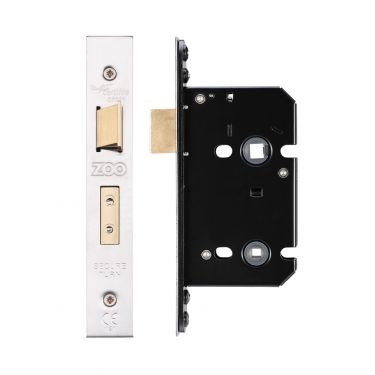 Click Here To Enlarge This Photo Of ZUKB64SS - Zoo Hardware Architectural Heavy Duty Bathroom Lock 64mm (45mm backset) Satin Stainless Steel