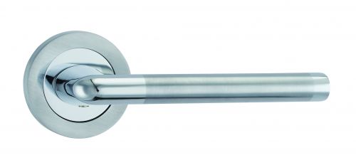 Click Here To Enlarge This Photo Of Fortessa - FCOFOK-SPC - Foko Lever on a Rose Satin/Polished Chrome Finish