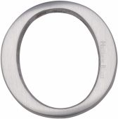 C1565 2 O-SC Heritage Brass Alphabet O Pin Fix 51mm (2") Satin Chrome Finish