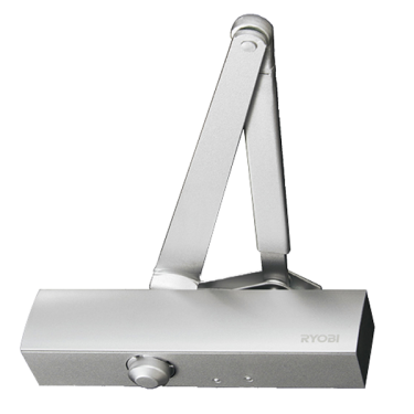 Click Here To Enlarge This Photo Of L28423 - RYOBI D1200 Size 2-4 Overhead Door Closer With Backcheck - Silver