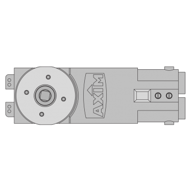 Click Here To Enlarge This Photo Of L27255 - AXIM TC-9901 Concealed Transom Closer Body Only Size 2 (Hold Open)