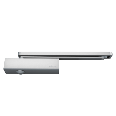 Click Here To Enlarge This Photo Of L23555 - BRITON 2320B.T.SES Size 2-4 Cam Action Door Closer with Softline Cover - Silver (Pull side of door or pull side transom)
