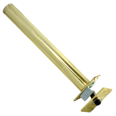 L18027 - ASTRA 3003BFS Concealed Door Closer Polished Brass (Square Plate)