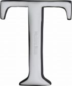 C1565 2 T-PC Heritage Brass Alphabet T Pin Fix 51mm (2") Polished Chrome Finish
