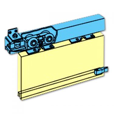 Click Here To Enlarge This Photo Of 2542 - HENDERSON Husky Folding Track Sliding Door Gear **Fittings Kit Only** (4 Doors)