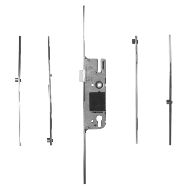 Click Here To Enlarge This Photo Of L15618 - GU Latch & Deadbolt Single Spindle Multipoint Lock - 4 Roller - 45/92 - 16mm Faceplate (6-32580-02-0-1)