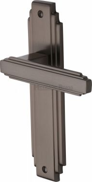 Click Here To Enlarge This Photo Of AST5910-MB Heritage Brass Door Handle Lever Latch Astoria Design Matt Bronze Finish