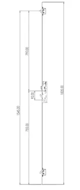 Click Here To Enlarge This Photo Of L26607 - YALE YS170 Latch & Hookbolt Split Spindle Multipoint Lock - 2 Hook - 45/92 - 16mm Square Faceplate (YS170-3H45)