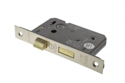 Click Here To Enlarge This Photo Of Atlantic - ALKBATH3PN Bathroom Lock [CE] 3" - Polished Nickel