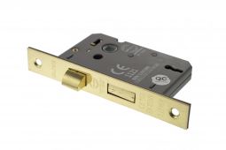 Atlantic - ALKSASH3LK3PB 3 Lever Key Sashlock [CE] 3" - Polished Brass
