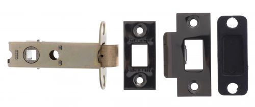 Click Here To Enlarge This Photo Of Atlantic - AL3BN Heavy Duty Bolt Through Tubular Mortice Latch 3" - Black Nickel