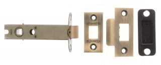 Atlantic - AL4MAB Heavy Duty Bolt Through Tubular Mortice Latch 4" - Matt Antique Brass