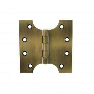 Click Here To Enlarge This Photo Of Atlantic - APH424AB (Solid Brass) Parliament Hinges 4" x 2" x 4" - Antique Brass