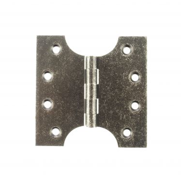 Click Here To Enlarge This Photo Of Atlantic - APH424DS (Solid Brass) Parliament Hinges 4" x 2" x 4" - Distressed Silver