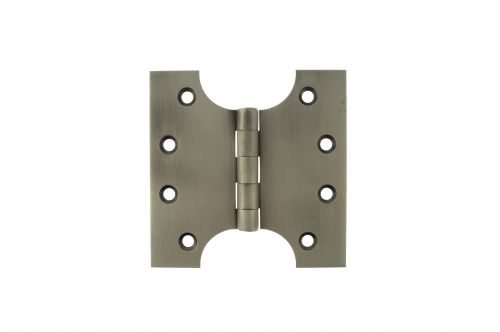 Click Here To Enlarge This Photo Of Atlantic - APH424MBN (Solid Brass) Parliament Hinges 4" x 2" x 4" - Matt Gun Metal