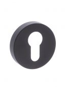 Atlantic - FMREMB Forme Euro Escutcheons on Minimal Round Rose - Matt Black
