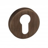 Atlantic - FMREUB Forme Euro Escutcheons on Minimal Round Rose - Urban Bronze