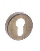 Atlantic - FMREYB Forme Euro Escutcheons on Minimal Round Rose - Yester Bronze