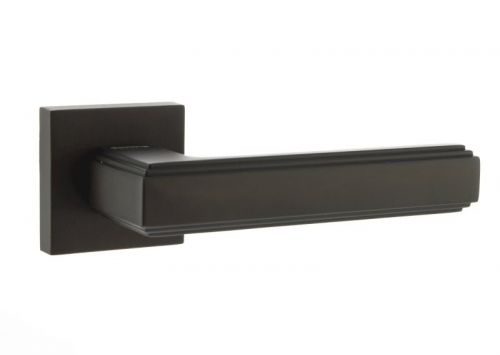 Click Here To Enlarge This Photo Of Atlantic - FMS293UDB Forme 'Alila' Designer Lever on Minimal Square Rose - Urban Dark Bronze