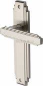 AST5910-SN Heritage Brass Door Handle Lever Latch Astoria Design Satin Nickel Finish