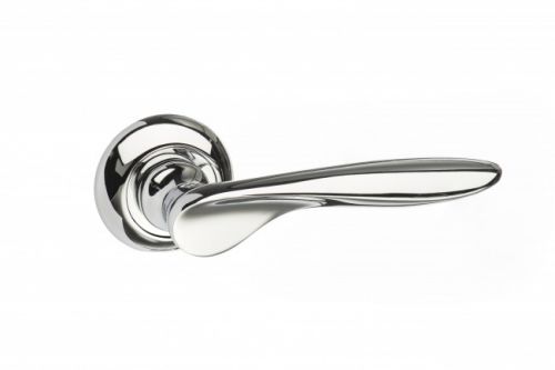 Click Here To Enlarge This Photo Of Atlantic - MC25CP Mediterranean 'Malta' Lever on Round "C" Rose - Polished Chrome