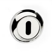Atlantic - MCESCKPC Mediterranean Key Escutcheons on Round "C" Rose - Polished Chrome