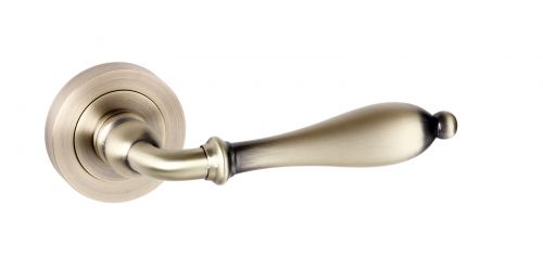Click Here To Enlarge This Photo Of Atlantic - OE142MAB Old English 'Wrexham' Lever on Round Rose - Matt Antique Brass