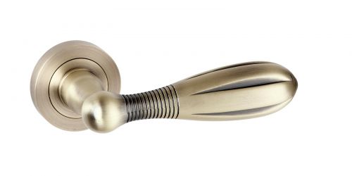 Click Here To Enlarge This Photo Of Atlantic - OE175MAB Old English 'Cambridge' Lever on Round Rose - Matt Antique Brass