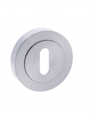 Click Here To Enlarge This Photo Of Atlantic - S2ESCKRSC STATUS Key Escutcheons on Round Rose - Satin Chrome